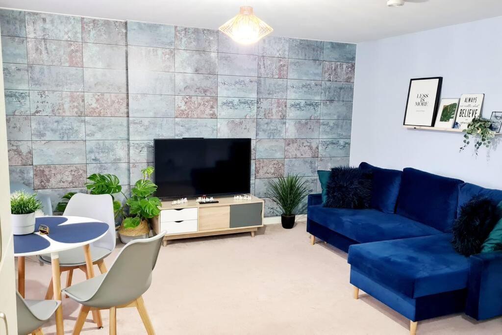 Stylish 2 Bedroom Apartment / Free Gated Parking Glasgow Kültér fotó